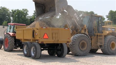 16 Ton Off Road Utility Dump Trailer With A 32000 Lb Load Capacity