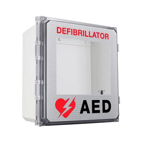 Outdoor Aed Wall Cabinet With Alarm One Beat Medical
