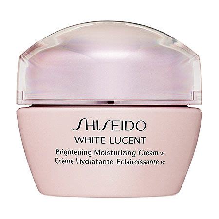 This palm and coconut oil based soap provides extra softness to your skin. White Lucent Brightening Moisturizing Cream - Shiseido ...