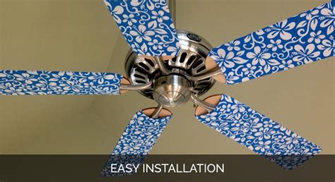 Decorative Ceiling Fan Blade Covers Online By Fan Blade Designs