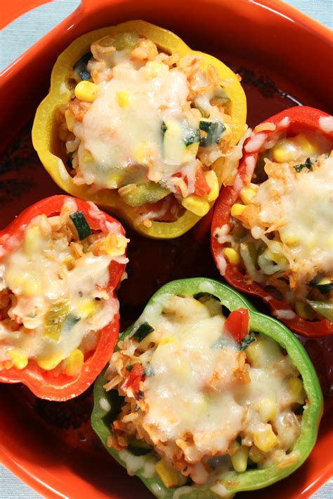 If needed add more water. Rice And Vegetable Stuffed Peppers | RecipeLion.com