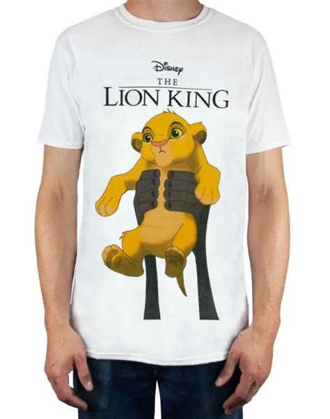 DISNEY THE LION King Simba Cub Circle Of Life Men S White T Shirt 19