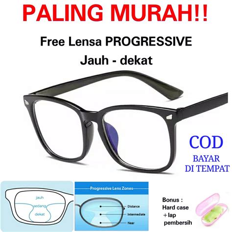 Kacamata Lensa Progresif Kacamata Baca Kacamata Plus Lensa Progressive Kacamata Pria Wanita
