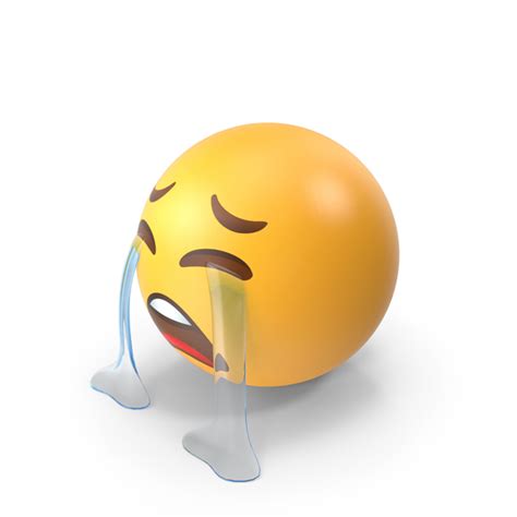 「loudly Crying Face Emoji」の3dオブジェクト、2299206467 Shutterstock