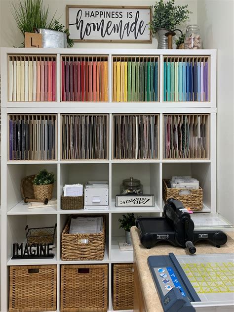 Let's face it, our craft room space may contain a lot more stuff compared to the other rooms in the house. 12x12 Paper Holders in 2020 | Ikea craft room, Ikea hack ...