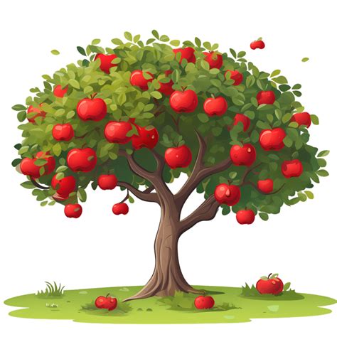 Fruit Apple Tree Others Clipart Vector Clipartix