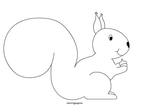 Showing 12 coloring pages related to squirrel. Squirrel - Coloring Page