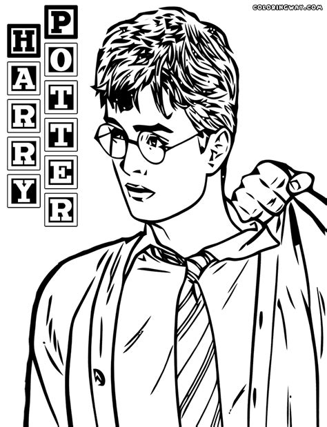 Coloring is a great activity to do with kids, especially during the long summer hols and vacation time. Harry Potter coloring pages | Coloring pages to download and print
