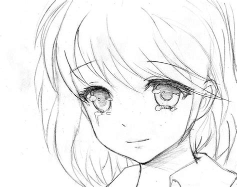How To Draw Anime Tears The Girl Crying By Liz B Rivers On