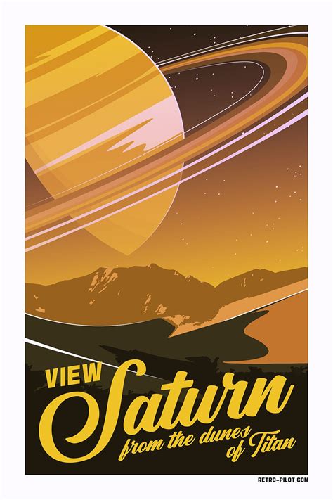 Saturn Travel Poster Space Travel Posters Travel Posters Aviation