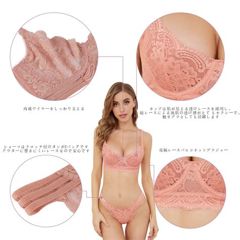 mua guoeappa sexy lingerie set for women lace see through sensation like bare skin no padding