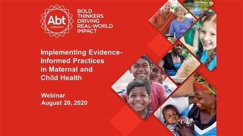 Implementing Evidence Informed Practices In Maternal And Child Health