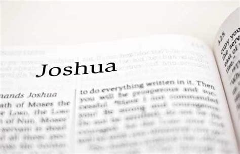 Who wrote the book of Joshua? | NeverThirsty