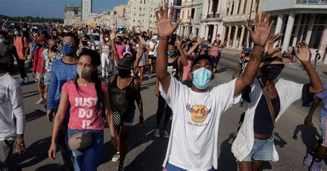 Cuba Sees Biggest Protests For Decades As Pandemic Adds To Woes Reuters