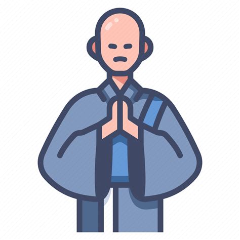 Asia Buddhist Japan Monk Religion Traditional Zen Icon Download