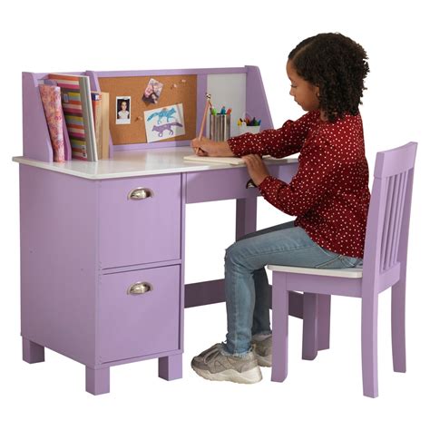 Kidkraft Study Desk With Chair Lavender