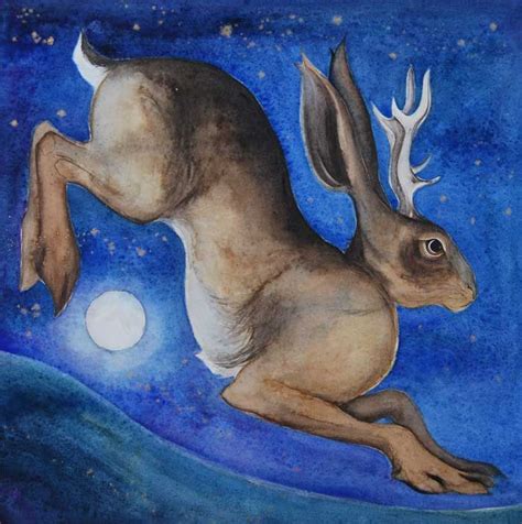 Jackie Morris Hare Animal Art Illustration