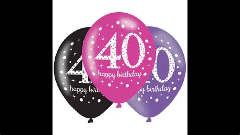 Turning 40 is a a big milestone. 40th Birthday Quotes - Best Happy 40th birthday Wishes - YouTube