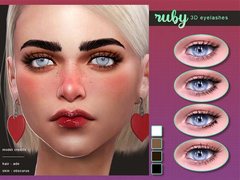 The Sims Resource Ruby 3d Lashes