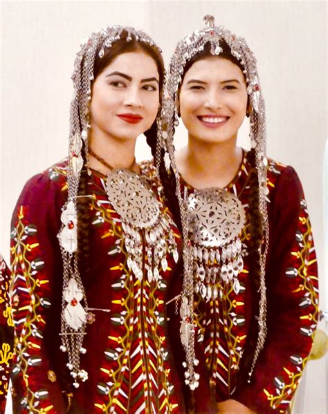 Turkmen Women In Traditional Dress Gone Walkabout Again