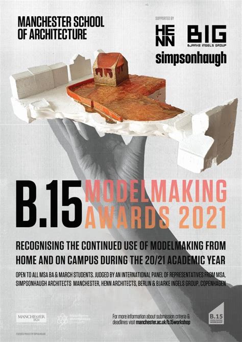 B15 Modelmaking Workshop Msa 2021 Manchester School Of Architecture