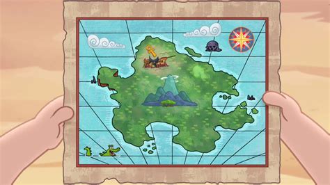 This print is the hard to find peter pan neverland map from the disney collection by springs creative group. Image - Map-Treasure of the Pirate Mummy's Tomb01.jpg | Jake and the Never Land Pirates Wiki ...
