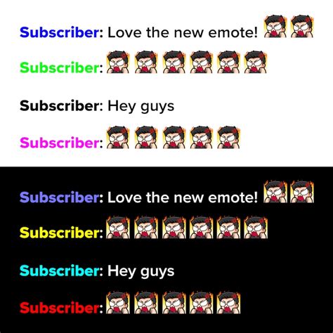 Black Hair Guy With Glasses Twitch Emotes For Streaming Wave Etsy