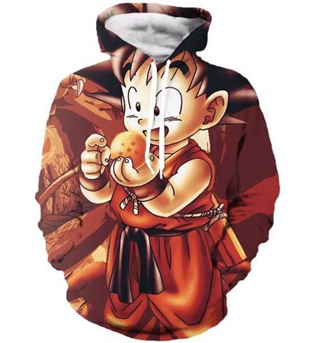 Jump on your flying nimbus and check us out , free worldwide shipping (straight from namek) go saiyan now because hoodies are compatible with everyday life and allow you to proudly display your passion for your favorite anime, dragon ball z. Cute Young Kid Goku Yellow Orange Dragon Ball 3D Hoodie ...