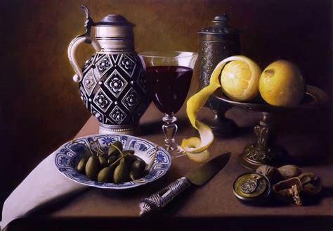 Dutch Still Life After Pieter Claesz By Kevin Best Painting