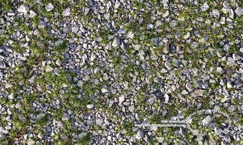 Pebbles With Grass Texture Seamless 20453