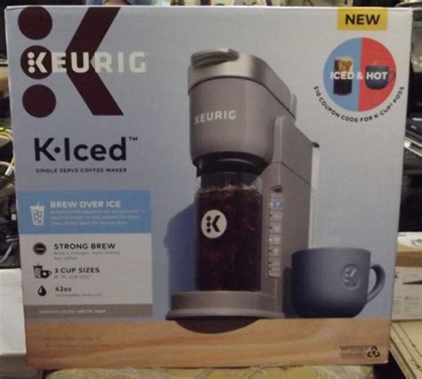 Keurig K Iced Essentials Single Serve K Cup Pod Coffee Maker 5000373321 Gray For Sale Online