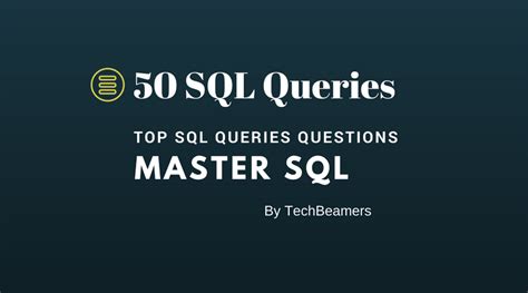 Read 50 Most Frequently Asked Sql Query Questions And Improve Your Sql