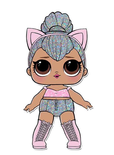 Bonecas Lol Serie 2 The Glitterati Kitty Queen Png