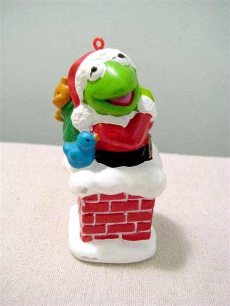 Vintage Muppets Kermit The Frog Christmas Ornament