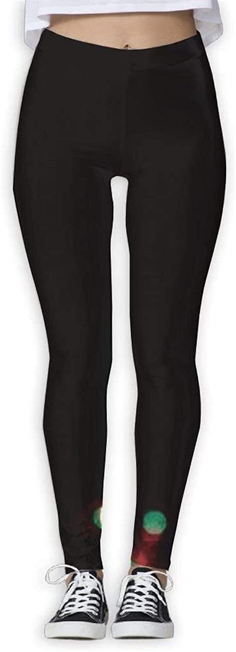 Miedhki Pantalones de yoga para mujer niña Pantalones negros coloridos