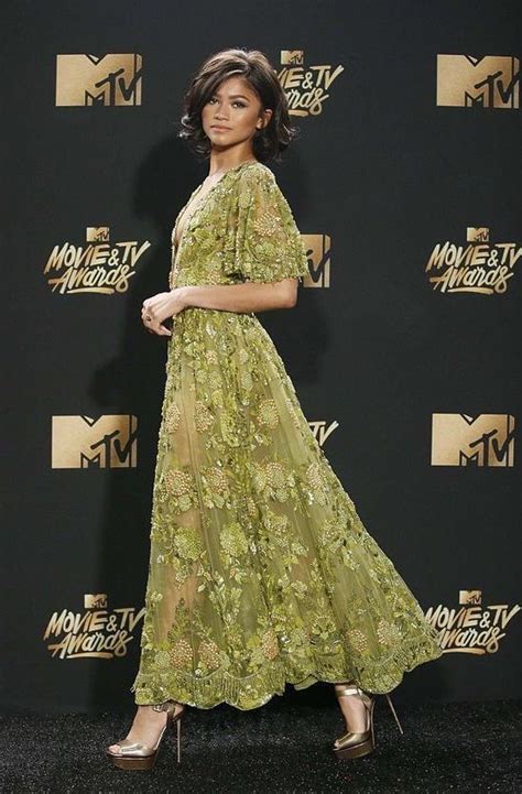 Zendaya At The 2017 Mtv Movie Awards Dress By Zuhair Murad Zendaya
