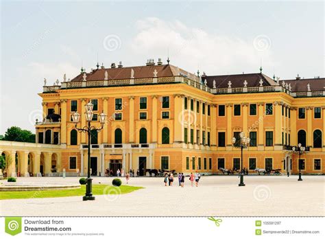Schonbrunn Palace In Vienna Austria Editorial Photography Image Of