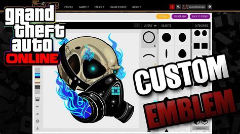 Gta 5 Online How To Upload A Custom Crew Emblem In Social Club