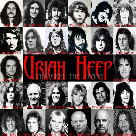 Uriah Heep Through The Years Heep Uriah Rock Music