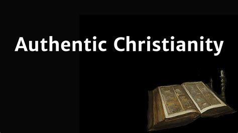 Authentic Christianity Faithlife Sermons