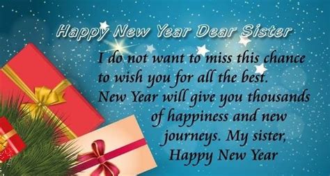 Happy New Year 2019 Wishes For Sister