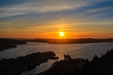 Sunset Over Bergen Seriously I Love Sunsets Best Vacation