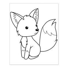 She loves dress up and playing pretend! Cute Fox Coloring Page | Woodland animals nursery ideas ...