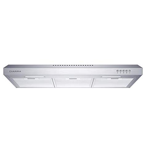 Check spelling or type a new query. CIARRA CAS75918A 200 CFM Under Cabinet Range Hood, 30 inch ...