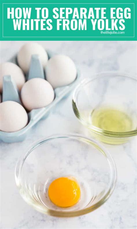 How To Separate Egg Whites From Yolks 2 Ways The Life Jolie Kitchen