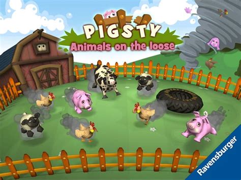 8 great ipad apps for preschoolers. Pigsty - Animals on the Loose | Crazy Farm App for the ...