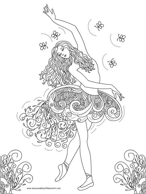 Ballerina Fairy Coloring Pages At Free Printable