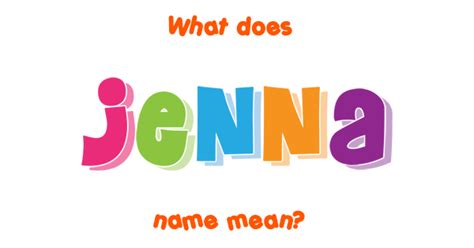 jenna name meaning of jenna