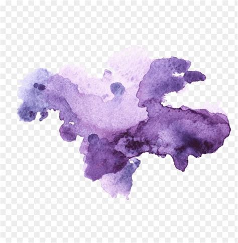 Abstract Watercolor Png Transparent Image Purple Watercolour Splash
