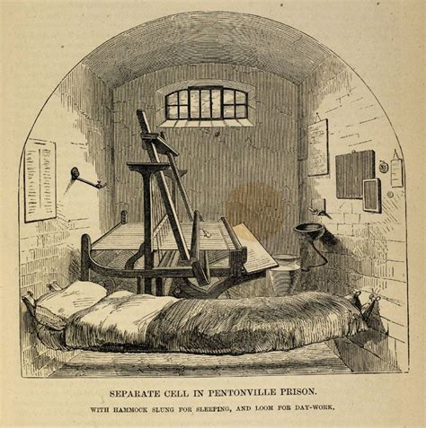 A Separate Cell In Pentonville Prison 1862 Victorian Crime And
